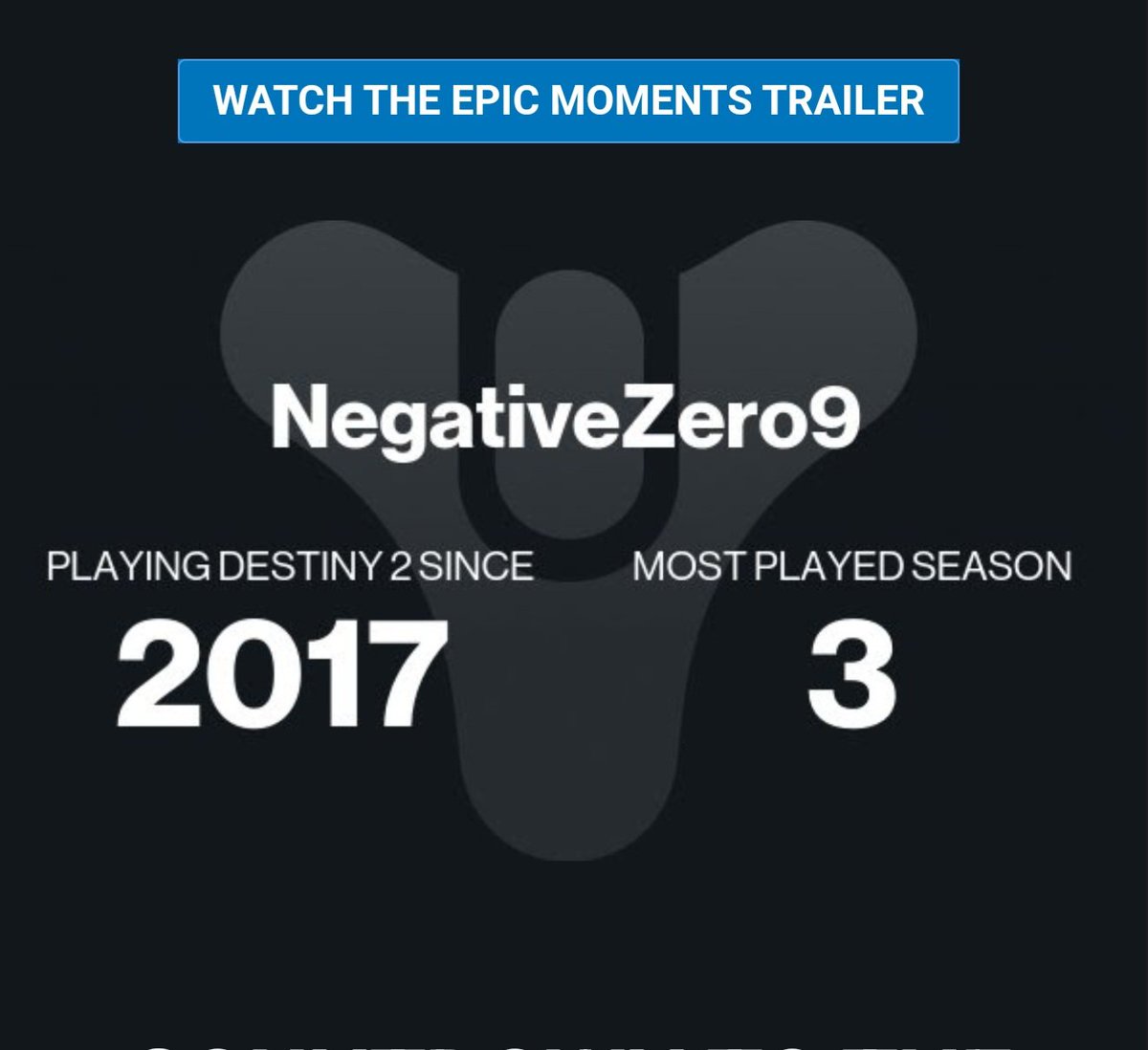 N09gaming's tweet photo. Does anyone else have an older season as their most played?
•
#Destiny2 #Bungie #MostPlayedSeason https://t.co/hPZ7Yg7VQB
