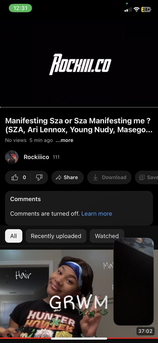 rockiiico's tweet photo. IVE POSTED ! TUNE IN TO MY LASTEST NEW VIDEO LINK IN BIO MAKE SURE TO SUBSCRIBE AND INTERACT โฅ๏ธ! #contentcreator #blackyoutubers #blackgirltiktok #youtubeintros #blackgirlyoutuber #positivemindset #youtube #teenyoutuber #youngadulttuber #youtubegrowth #viral #Trending #rockiiico https://t.co/rRd3QQMoyx