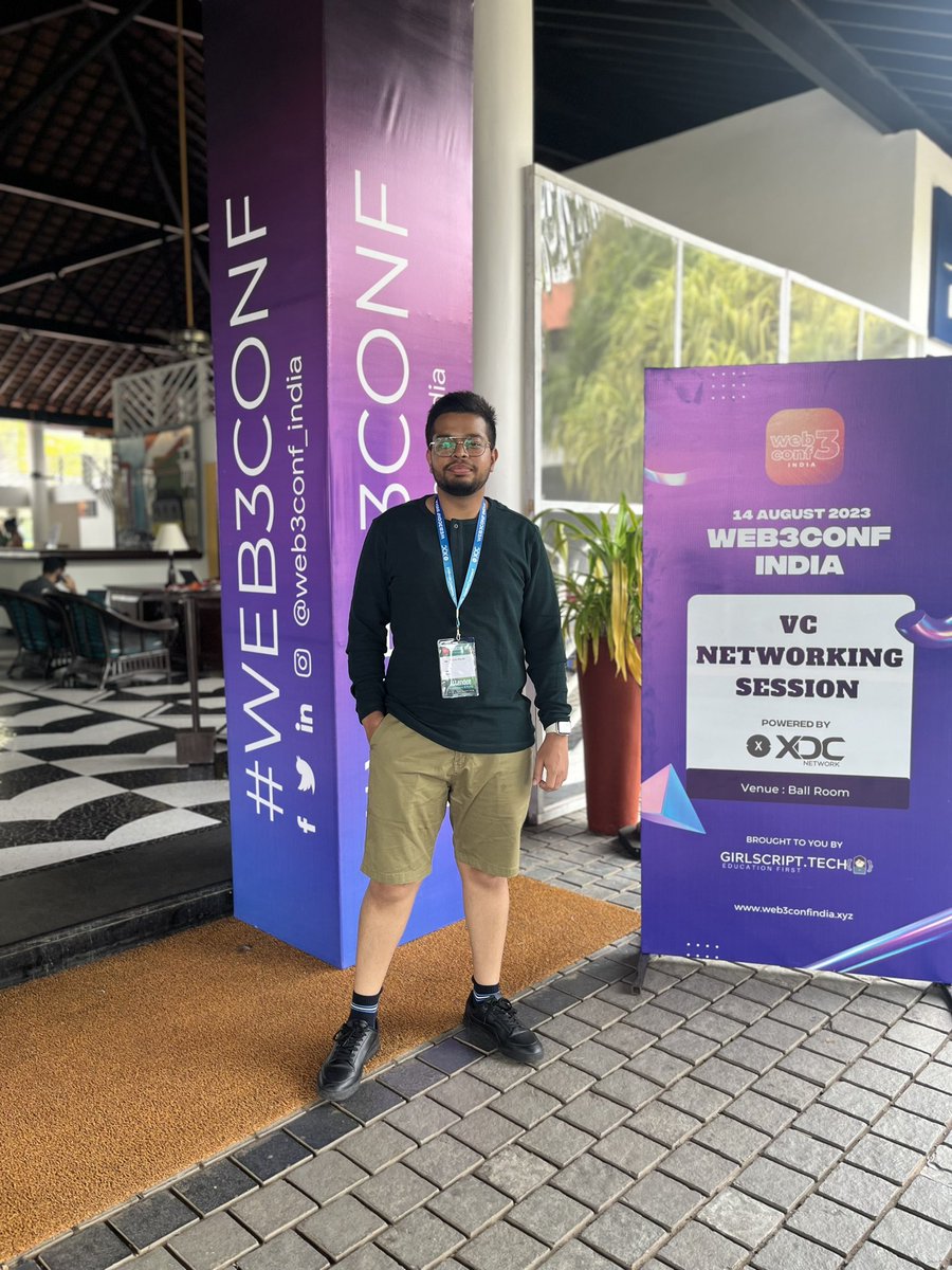 PiyushKhede's tweet photo. Indeed it was a great @web3conf_india conference had so much fun, new experiences,more knowledge, really inspiring people. Its a thing that you can't wrap in a tweet.🚀#web3community https://t.co/nIAatumtaI