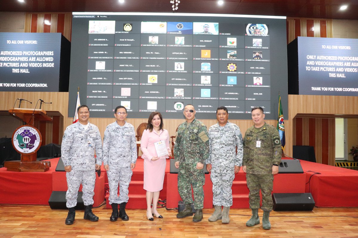 Usec. Emmie Liza P. Chiong, DMD took the stage as the resource speaker &amp; discussed the Countertrade and Offset Program of the Philippines and the Industrial Collaboration Program of the  Philippines for the AFP Systems Engineering Offices.

Read more: tinyurl.com/2knc86k3