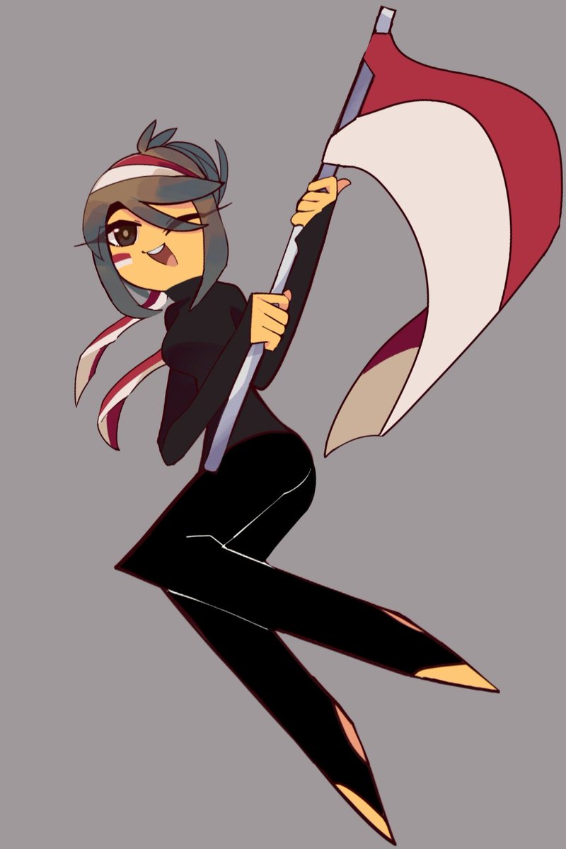 happy Independence Day Indonesian 🇮🇩! 
#Stickman #oc