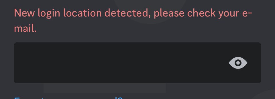 Shy43556's tweet photo. @Discord I keep getting this message. I went to email followed the steps and still can’t log in. How do I fix this ? https://t.co/LnIXlsLv7v