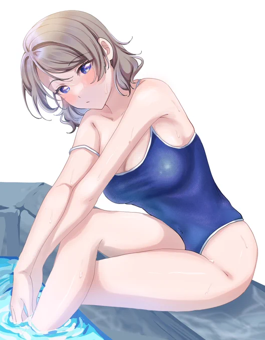 君も一緒に泳がない? 