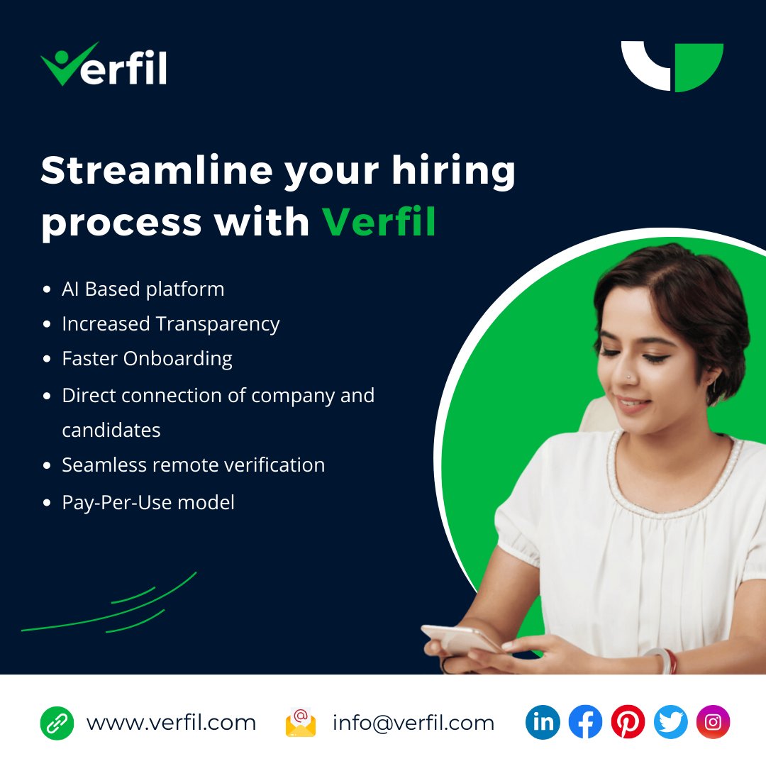 Verfil: Your Data's Guardian - Where Security Meets Verification!
Verfil prioritizes the utmost security, safeguarding sensitive candidate information throughout the verification process.
#verfil #backgroundverification #backgroundchecks #verification #hractivities #onboarding