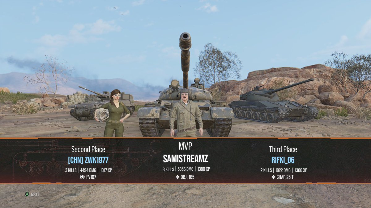 SamiStreamz's tweet photo. One of my best games of all time in the Object 165… safe to say I played VERY aggressively this game… and it worked out… for once 😂 @WoTConsole #HighCaliber https://t.co/6voqlLKgNm