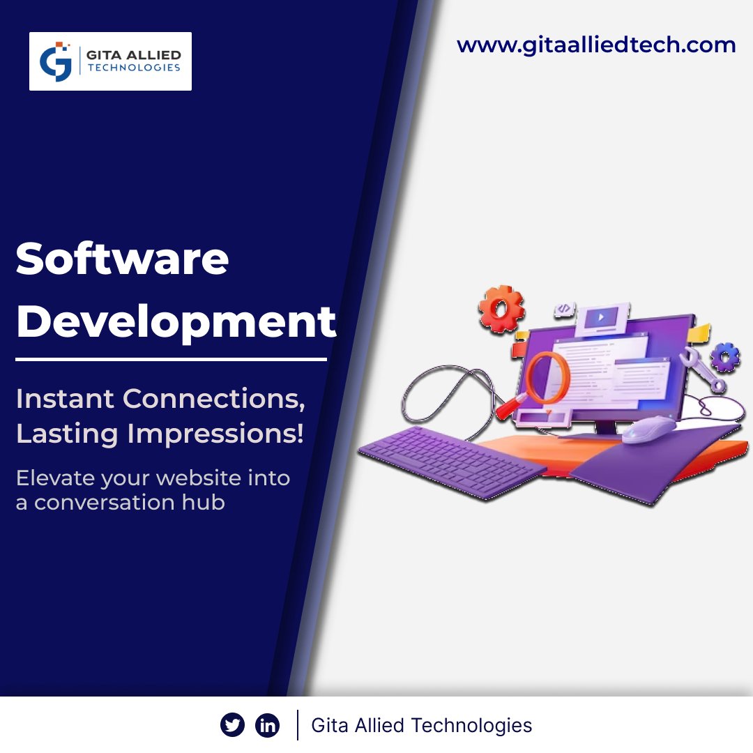 gitaalliedtech's tweet image. 🌐 From Vision to Reality!
Our Software Development crafts digital solutions that mirror your dreams. Elevate your operations with tailor-made software that drives efficiency and innovation. 🚀💻 #SoftwareDevelopment #TechSolutions #GITAALLIEDTECHNOLOGIES