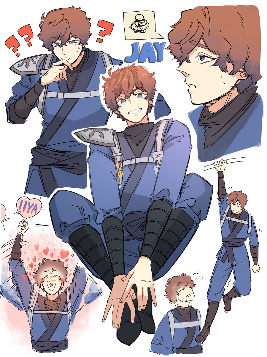 JAY🟦 #ninjago #ninjagofanart