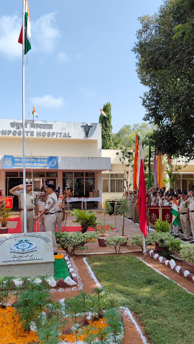 Dig_med_Ch_BLR's tweet photo. Meri Mati Mera Desh and Har ghar Tiranga by CH CRPF Bangalore on 13th,14th,15th August 2023 https://t.co/EUsggEaMkB
