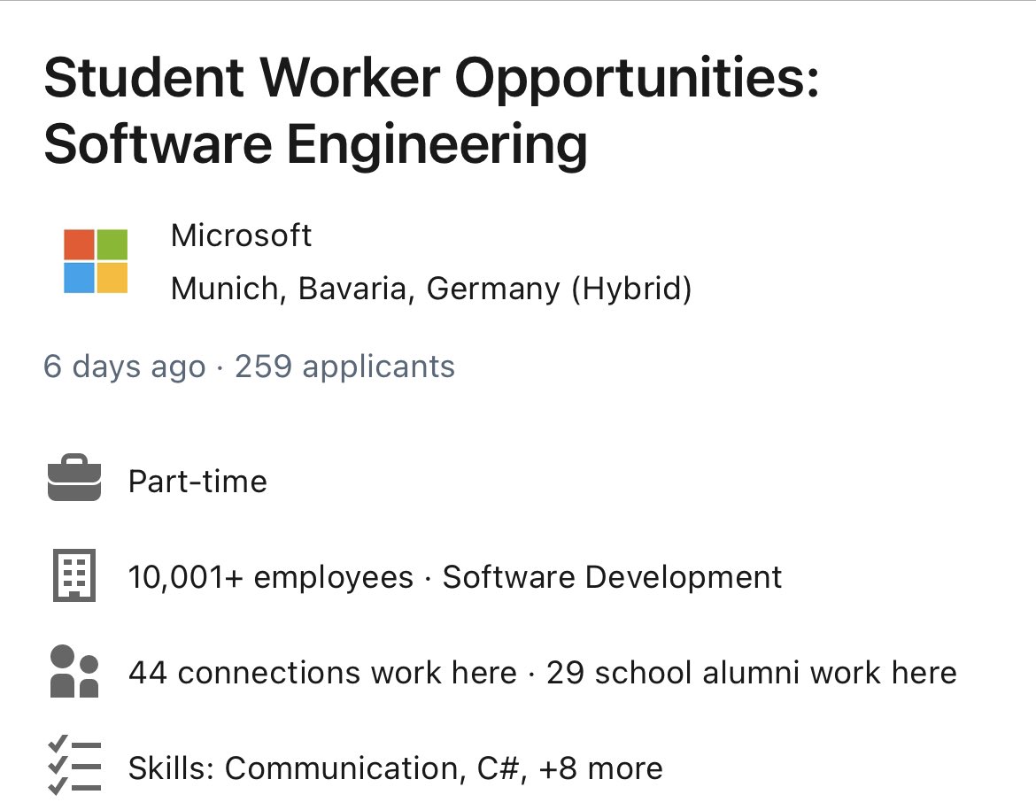 Geekulcha's tweet image. 🚨OPPORTUNITY ALERT🚨👇🏽#Hiregeeks
Here’s a Software Engineering opportunity for students. It’s abroad though but hybrid
More info 🔗 jobs.careers.microsoft.com/us/en/job/1605…