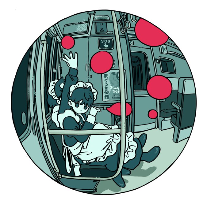 「ロングヘアー 電車内」のTwitter画像/イラスト(新着)｜2ページ目