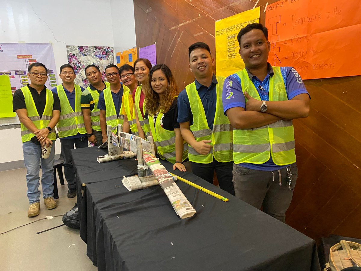 nagacitygov's tweet image. BOSS LEVEL 🦖 | Personnel from our city government, uniformed forces, and the private sector are currently undergoing intensive training in the fourth and final phase of the #IncidentCommandSystem (ICS) this week at the JMR Museum Cafe.