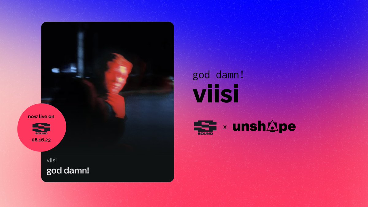 god damn! by <a href="/itsviisi/">viisi</a> is available to collect on <a href="/soundxyz_/">sound.xyz (🎧,🎧)</a> for a limited time🔥

"This song is an enthusiastic anthem for all the people out there in a relationship with someone who can never make up their goddamn mind."

collect → sound.xyz/viisi/god-damn