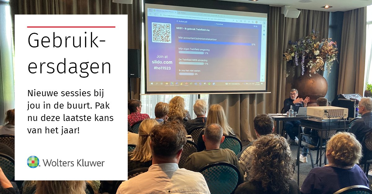 Ben je lekker uitgerust tijdens de vakantie, of zit je er nog middenin? Vergeet je niet alvast in te schrijven voor een van de laatste #Gebruikersdagen van dit jaar. Dit doe je gratis hier: bit.ly/47D377U