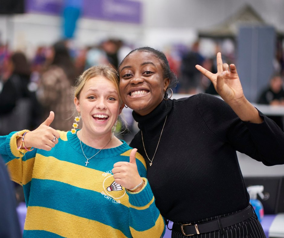 Good luck to everyone collecting their #ALevelResults this morning, we've got our fingers crossed for you 💜🤞 

#resultsday #clearing2023