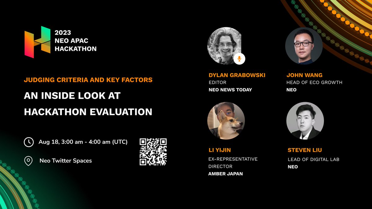 Neo_Blockchain's tweet photo. 🔍 Curious about how #NeoAPACHackathon projects are evaluated? 
🤔 Here's an inside look at the judging criteria and key factors we consider during the judging process! 📝 

Set your reminder ⬇️
⏰ Aug 18, 3 - 4 AM, UTC
🔗 https://t.co/Ipr8b1Tgqb https://t.co/ePkDk0oQ9E