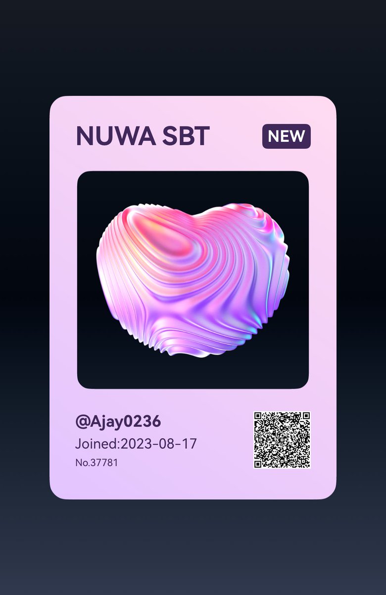 ajay1994kumar's tweet photo. #NUWAwakes just gave me free SBT! 🎉 All i did was download NUWA app, you can do the same ! 💰TOTALLY FREE! I'm following  @nuwaxyz for more REWARDS &amp; surprises!! 🎁  #NUWASBT #Freemint #NFTs 📲 Download NOW 🤗  https://t.co/LIvsx5gtZH https://t.co/qkuGAYRPwI