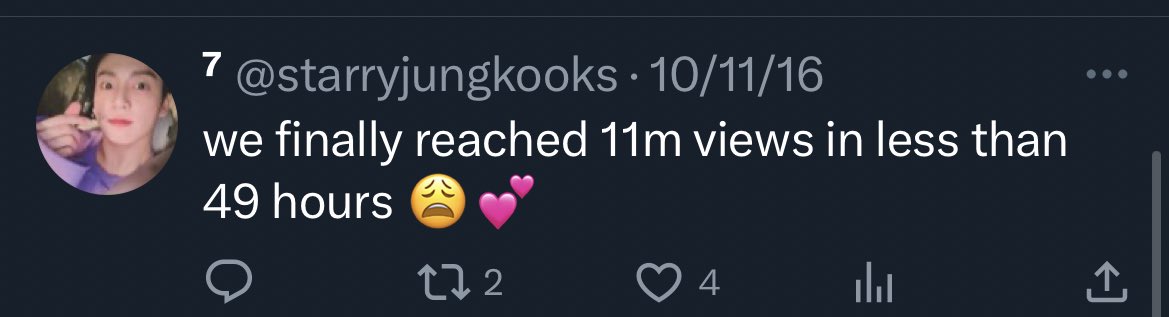 130613fate's tweet photo. Look at how far we come ARMY 😭 https://t.co/dm2C8w1A7a
