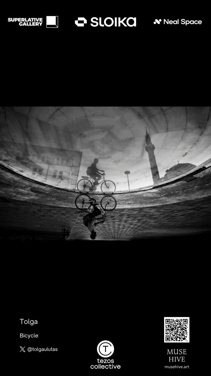 GM 📸

My photo named "Bicycle" was selected for the exhibition.Honored to be selected as one of 10 photographers

Being exhibited at <a href="/sloikaxyz/">Sloika.xyz</a> World Photography Day at Superlative Gallery <a href="/sssgallery/">Superlative Gallery</a> in Bali, 19th - 20th AUG!
@tezoscollective  @musehiveart <a href="/nealgallery/">NEALDIGITALGallery</a> <a href="/joynxyz/">Joyn</a>