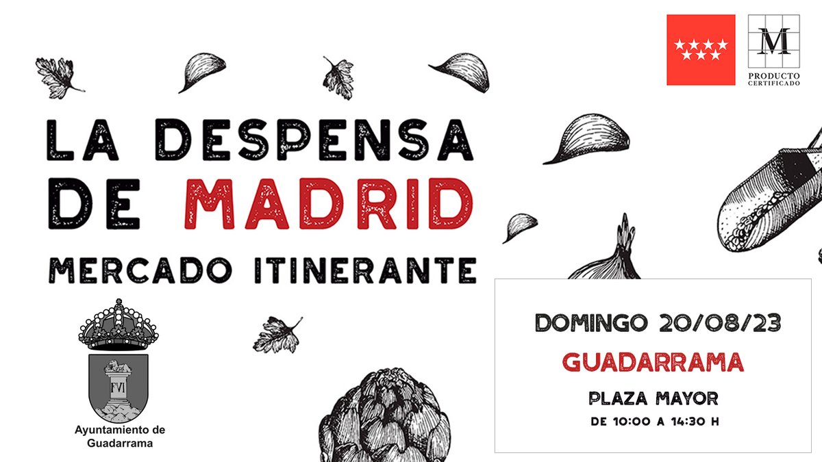 📍 La Despensa de Madrid, el Mercado itinerante de alimentos de Madrid, llega este domingo a Guadarrama

El objetivo de esta iniciativa es mostrar la enorme variedad de alimentos elaborados o cultivados en la <a href="/ComunidadMadrid/">Comunidad de Madrid</a> 

🔗Noticia completa: bit.ly/3OYLaIP