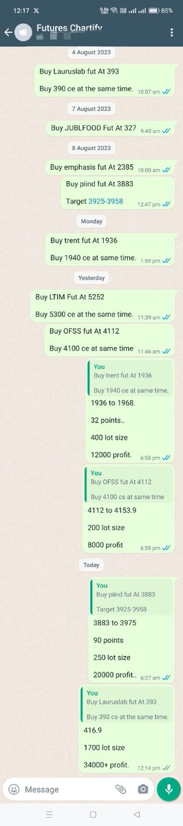 chartifystocks's tweet image. Future calls are rocking this month. 2 are yet to trigger our buy price. Hope it also becomes rocket. Ping us for more details...

#Chartify #Futures #FNO #equity