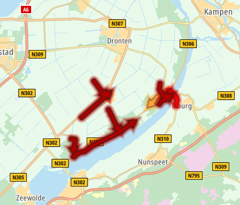 ANWBverkeer's tweet photo. De drukte in Flevoland onderweg naar de #LL23 camping rijst de pan uit #N305 Almere ► Dronten #N306 Harderwijk ◄► Kampen #N309 Dronten ◄► Epe #N708 Biddinghuizen ► Harderwijk #N710 Swifterbant ► Biddinghuizen https://t.co/hYT709cVdd
