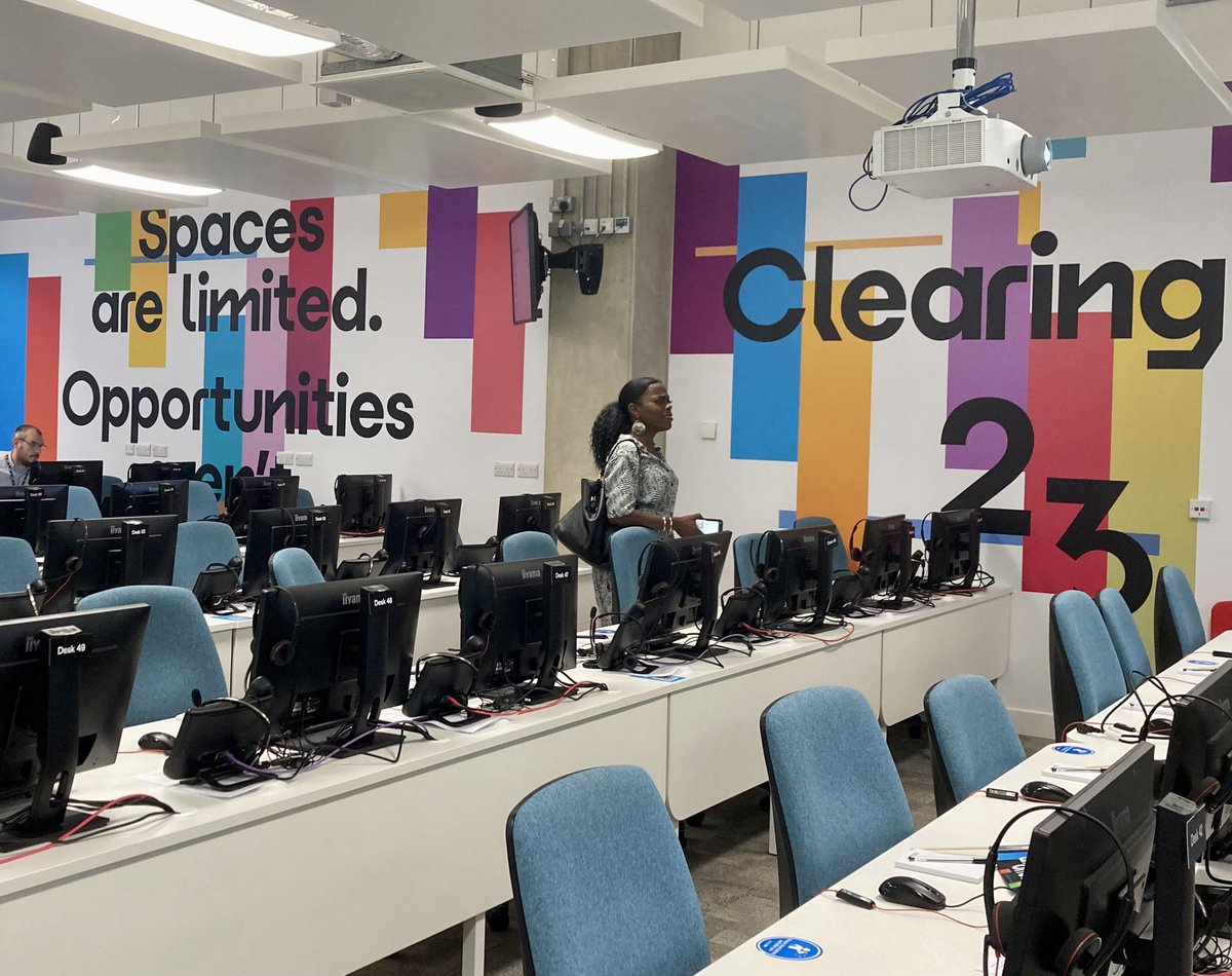 Early start and getting ready for Clearing 2023!@UniofHerts #Clearing2023 #ALevelResultsDay2023