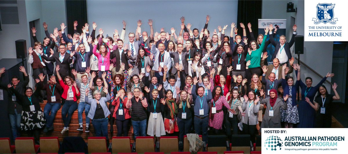 AusPathoGen's tweet photo. That's a wrap on the #APGSymposium 2023, hosted by @UniMelb! Thanks to all the partners that were able to join us in-person and online, and looking forward to 2024 #pathogengenomics #PublicHealth #research @CDGN_Australia https://t.co/0F5gfGtfgs