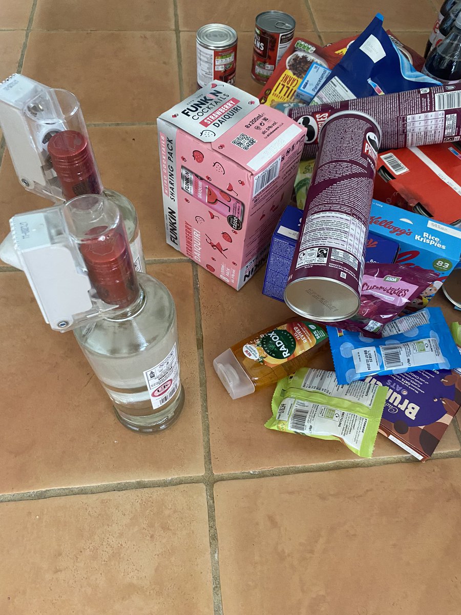 Lucy_Smith94's tweet photo. @AsdaServiceTeam thanks for the two bottles with tags on them and no Asda near us. Can we get a refund ? https://t.co/OvYdm4vDGr