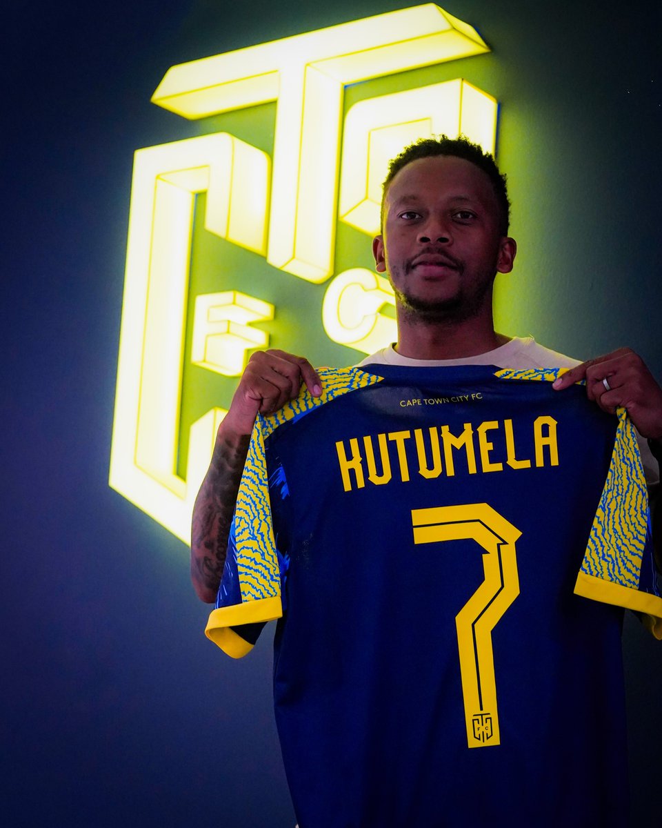 Our new number 7️⃣⚡️

RT + follow <a href="/CapeTownCityFC/">Cape Town City FC</a> and stand a chance to win this Kutumela jersey! 😍💪