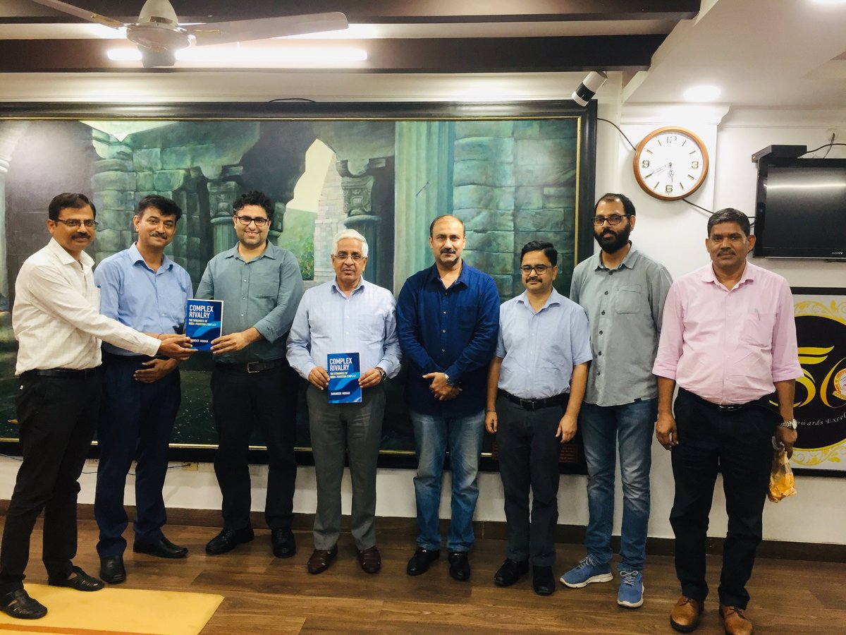 UniversityJammu's tweet photo. Prof. Umesh Rai, Vice Chancellor, University of Jammu released the book titled "Complex Rivalry: The Dynamics of India-Pakistan Conflict" written by Dr. Surinder Mohan, faculty member of Department of Strategic and Regional Studies' (DSRS).
@OfficeOfLGJandK https://t.co/T1MSweql8Y
