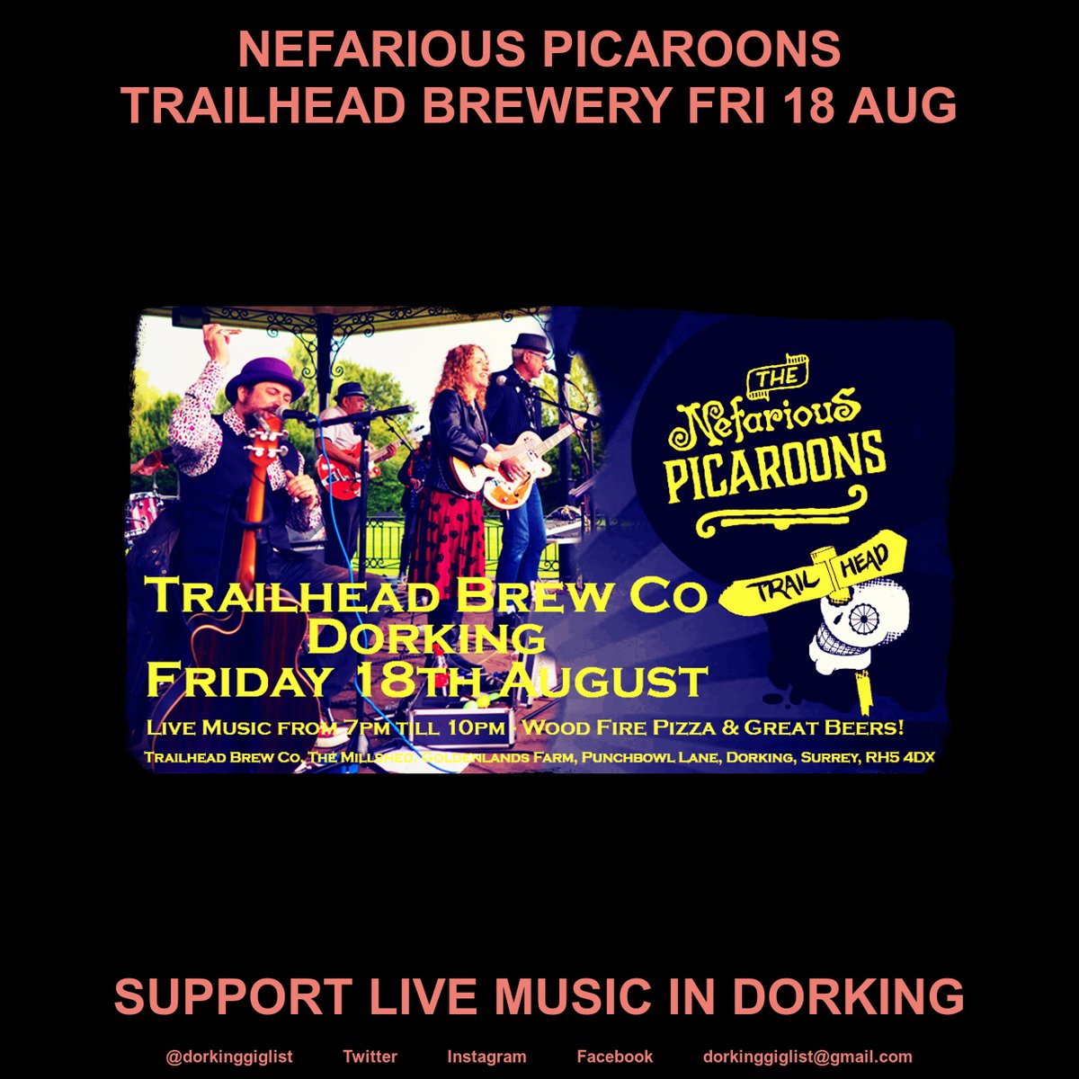 Dorking Gig List tweet media