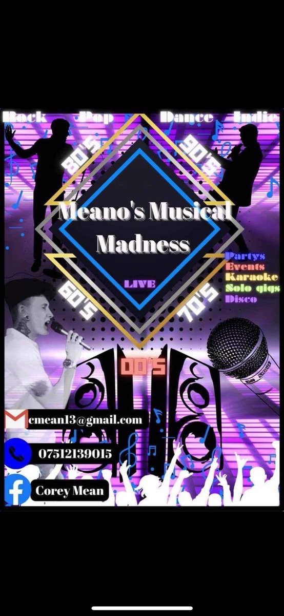 whitehavenafc's tweet photo. ๐จ๐จENTERTAINMENT ๐จ๐จ
As well as our exciting league game against @Turton_FC we will be having singer Corey Mean on after the game. Everyone is welcome at the clubhouse, come support the lads and have a drink in the bar afterwards ๐๐ #UpTheHaven https://t.co/24QCJ0QNQf