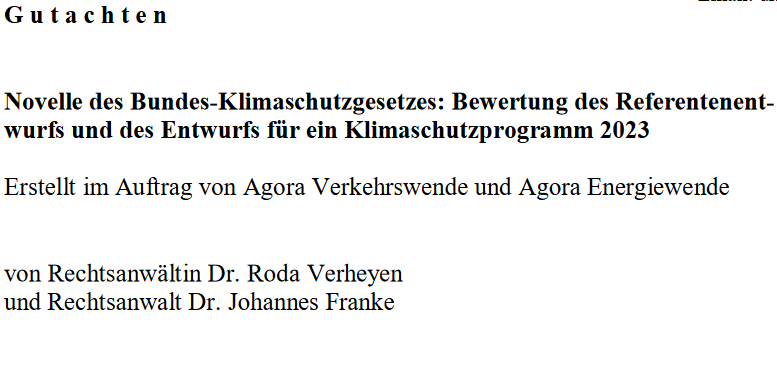 Rechtsgutachten im Auftrag von @AgoreEW und <a href="/agoraverkehr/">Agora Verkehrswende</a>: Entwürfe zum #Klimaschutzgesetz (KSG) und zum #Klimaschutzprogramm (KSP) schwächen Klimaschutz-Governance und bergen erhebliche rechtliche Risiken. Mehr Ergebnisse im 🧵 1/8: