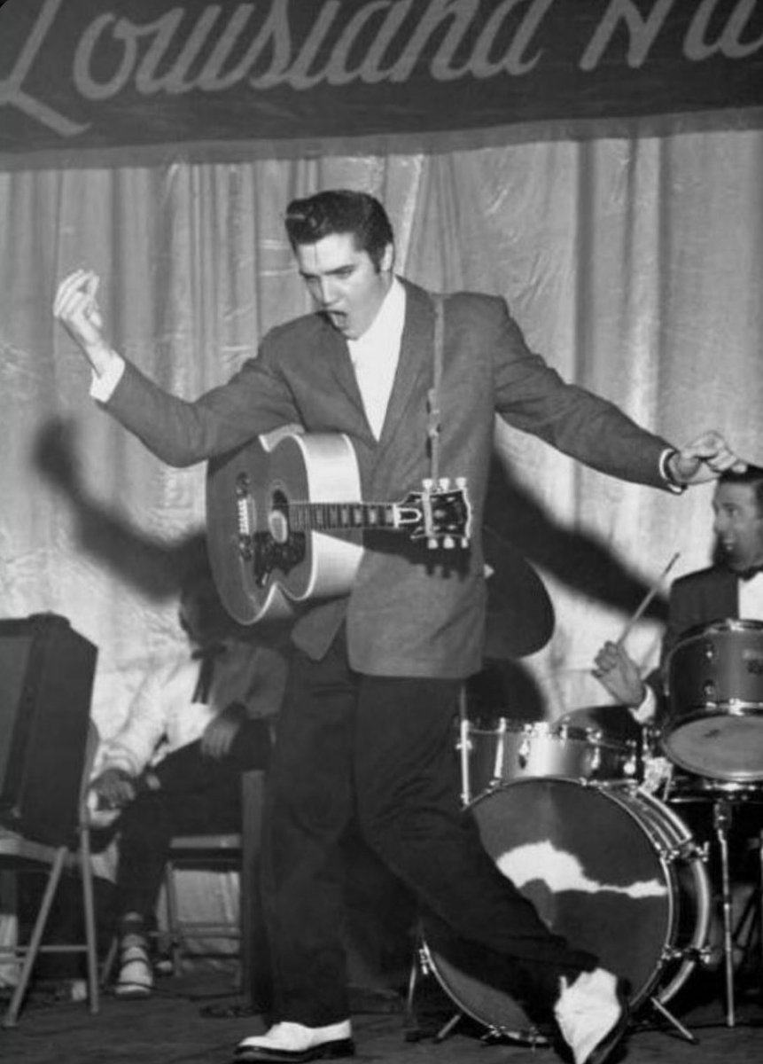 <a href="/ElvisPresley/">Elvis Presley</a> 📸 My Mom Joyce used to go see <a href="/ElvisPresley/">Elvis Presley</a> at #LouisianaHayride when she was a teenage girl. She first met Elvis at a carnival 🎡 fair. He asked her for a drink of her <a href="/DietCoke/">Diet Coke</a> *(except it wasn’t diet, it was the original), and then he gave her a kiss 😘 on the cheek…