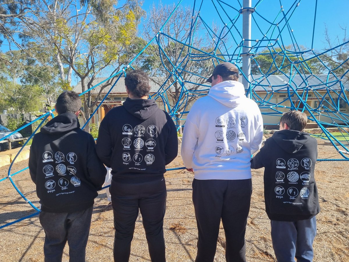 CasuarinaSchool's tweet photo. Thank you to all the students that contributed their artwork & ideas for the design of our new school hoodie, and to the staff who assisted with including Darug language.
The result is a design that feels authentically 'Casuarina' that the whole school is proud to wear!💚🧡❤️ https://t.co/OniIk2k5CV