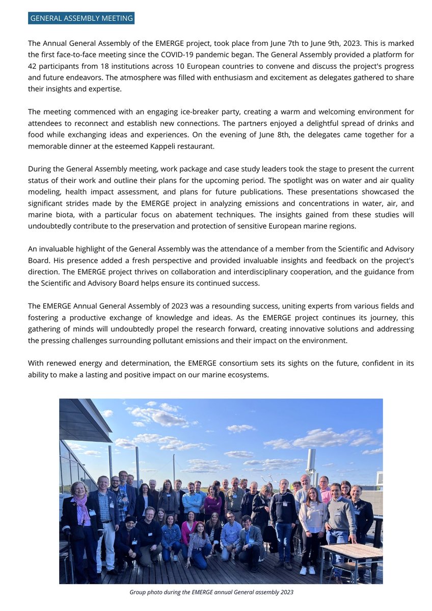 EuEmerge's tweet photo. Our newsletter is out!

Get detailed news about EMERGE’s progress! https://t.co/vX764Nc0PS