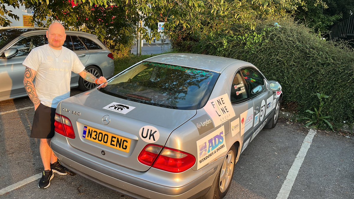 RosevearJS's tweet photo. So, we’re off! Two-Banger Rally Challenge. Will endeavour to update daily. #fundraising #beatscad @beatscaduk 9 countries, 2600 miles, 8 days. 🇬🇧 🇫🇷 🇧🇪 🇩🇪 🇦🇹 🇨🇭 🇱🇺 🇮🇹 🇲🇨 https://t.co/OyyjTjNCEb