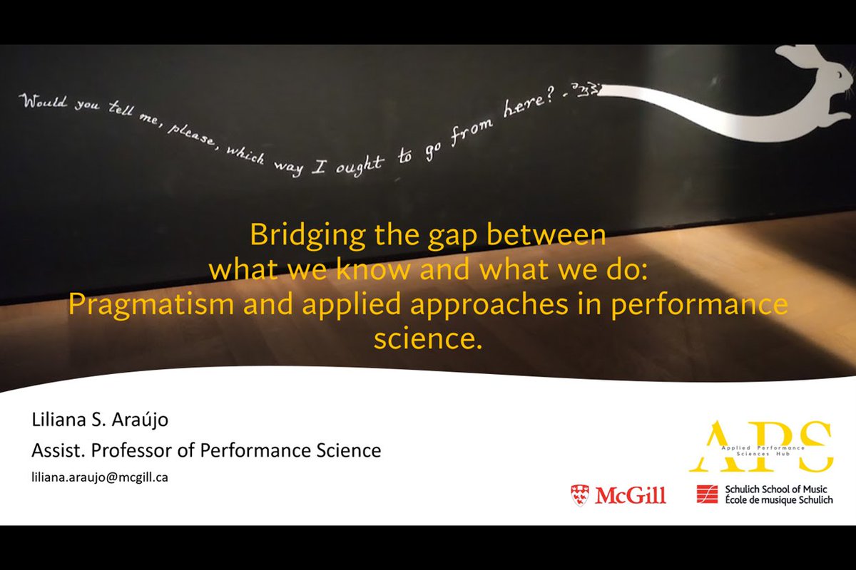 Dr Liliana Araújo (@drlilianaaraujo) on Twitter photo Excited to be at #isps2023 for 4 days of stimulating learning and networking!
Kicking off with a presentation exploring #pragmatism and #implementationscience tools to develop #appliedperformancescience projects <a href="/APSHub_mcgill/">Applied Performance Sciences McGill</a> <a href="/schulichmusic/">Schulich School of Music</a> <a href="/mcgillu/">McGill University</a> Excited to be at #isps2023 for 4 days of stimulating learning and networking!
Kicking off with a presentation exploring #pragmatism and #implementationscience tools to develop #appliedperformancescience projects <a href="/APSHub_mcgill/">Applied Performance Sciences McGill</a> <a href="/schulichmusic/">Schulich School of Music</a> <a href="/mcgillu/">McGill University</a>
