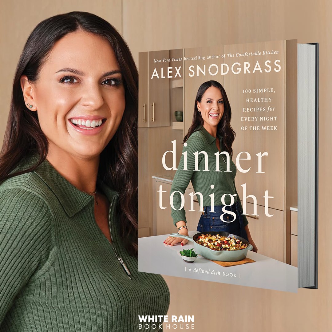 WRBookHouse's tweet photo. New York Times bestselling author and queen of healthy weeknight dinners Alex Snodgrass shares delicious dinners that will bring everyone to the table.
#AlexSnodgrass #DinnerTonight #BookTwitter #booktt #booksCommunity #book #bookstoread https://t.co/j4BrxeUt2q