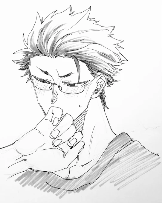 照れ顔 