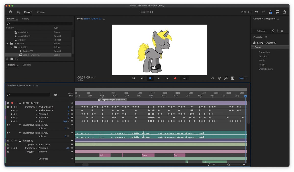 mibevan's tweet image. Just started a new hobby on my downtime when doing client projects on CH. Writing secret messages on a blank layer using key frames in the timeline. 
#adobecharacteranimator @okaysamurai