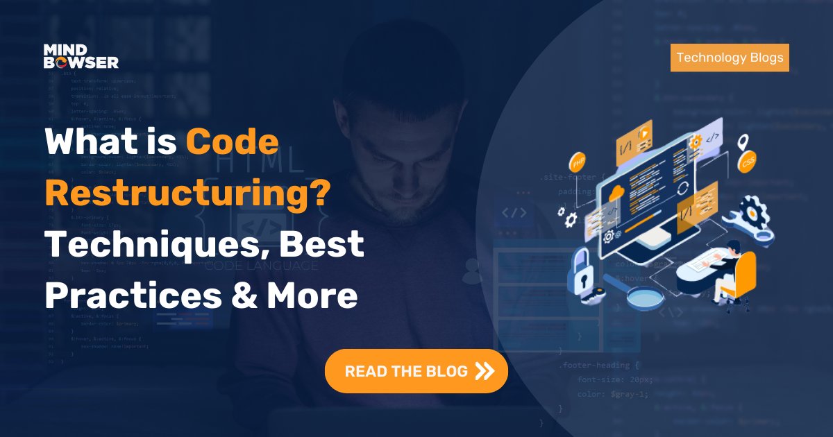 Mindbowser's tweet image. Discover Techniques, Best Practices, and Future Trends in Code Restructuring that every developer should know.
Don't miss out – read the blog now and revolutionize your coding skills!
success.mindbowser.com/FTlZ
#CodeRestructuring #CodeQuality #SoftwareDevelopment #Blog