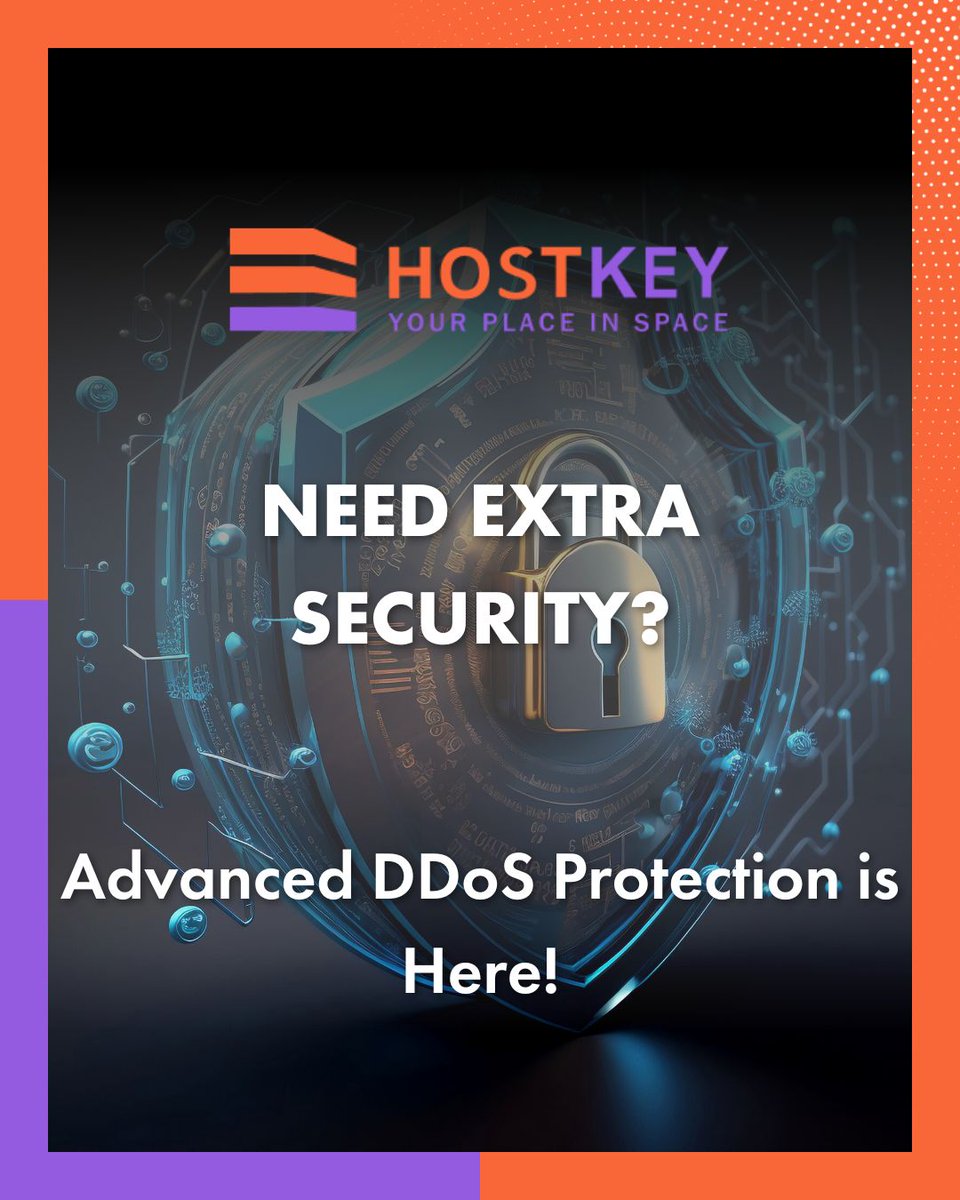 Hostkey's tweet image. 🛡️Prioritize project security with HOSTKEY&apos;s DDoS Protection for servers &amp;amp; VPS! Basic &amp;amp; advanced safeguards guarantee uninterrupted services against unconventional &amp;amp; common attacks. Sign up now! 🚀 

Check the link here: hostkey.com/services/intel… 

#DDoS #ServerSecurity #Server