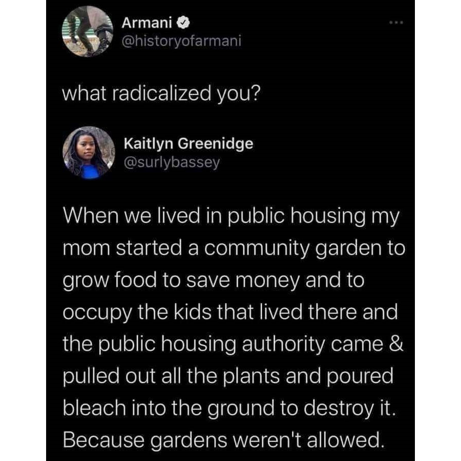 gwpro's tweet image. Yeah, #government doesn't like it when people become self-sufficient.  #radicalized #control #independence #regulation #enforcement #optout #VacateTheState #agenda