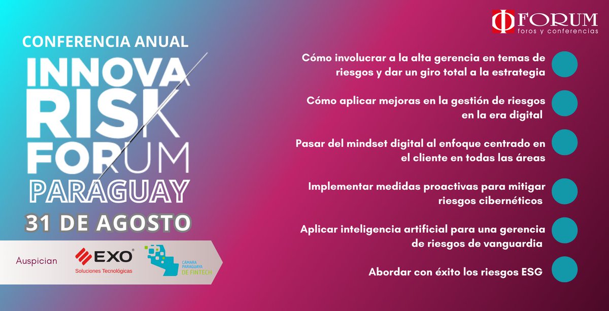 FORUM Foros y Conferencias tweet media