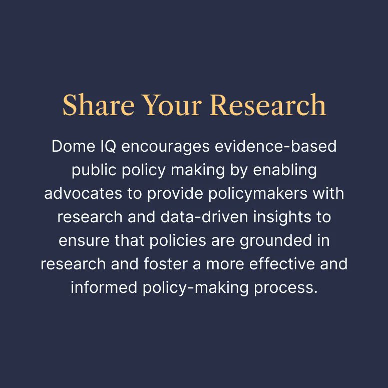 Dome IQ encourages evidence-based public policy making by enabling advocates to provide policymakers with research and data-driven insights. 

Download Dome IQ today at domeiq.com

#DomeIQ #DemocratizePublicPolicy #MichiganPolicy #ShareYourResearch