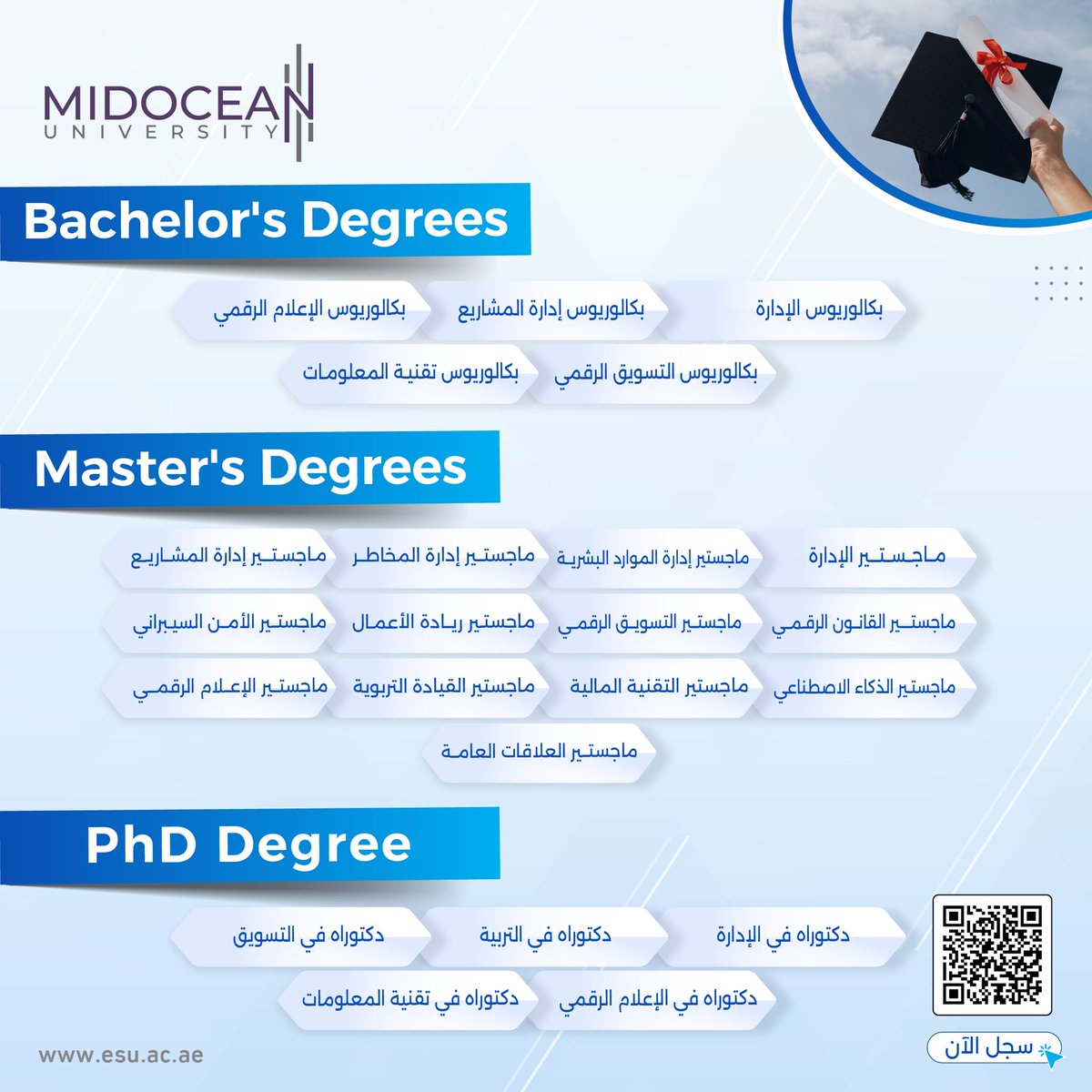 Midocean University | جامعة ميدأوشن tweet media