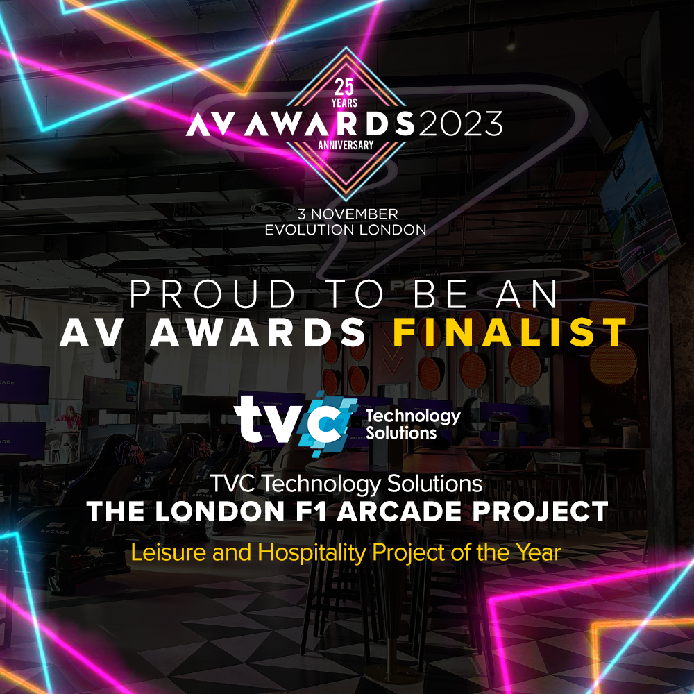 tvcuk's tweet image. WE ARE FINALISTS!
.
We are proud finalists in the AV Awards 2023 for 'Leisure and Hospitality Project of the Year' for our F1 installation!
@AVMag
.
F1 Installation: tinyurl.com/4aufjrv6
.
#AVAwards #AVInstallation #AV #AudioVisual #TVC