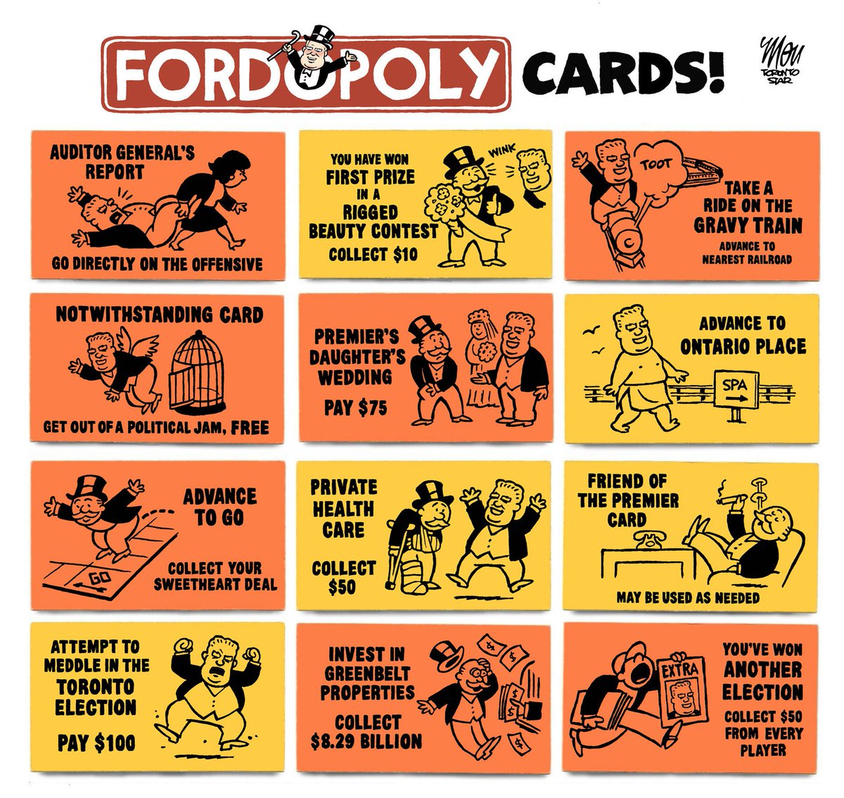 Please enjoy my #DougFord cartoon in today's <a href="/TorontoStar/">Toronto Star</a>