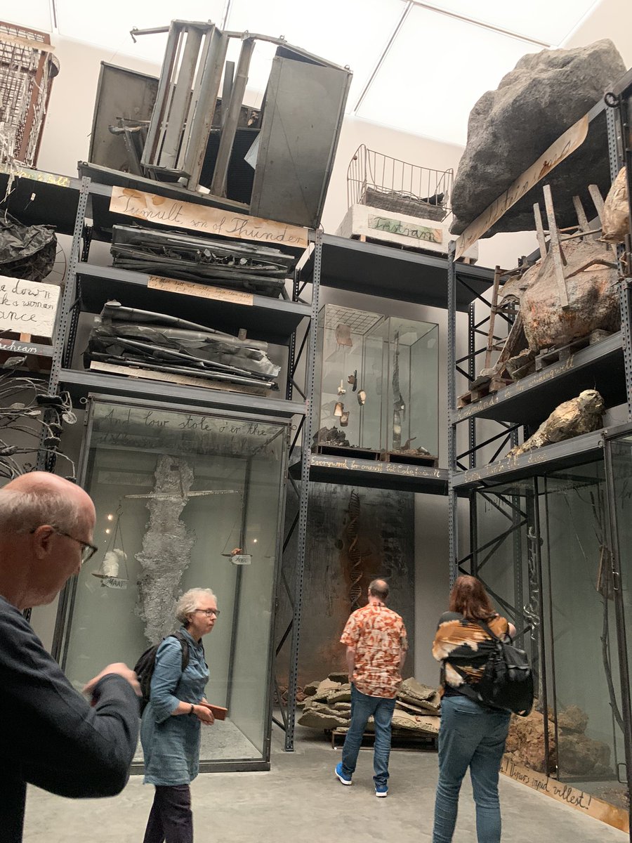Tell me all about Anna Livia. The Earwicker family are here. Kiefer’s powerful Finnegans Wake installation. Full of Joyce’s playful phrases from the novel. Long core avenue reminiscent of a museum store <a href="/_WhiteCube/">White Cube</a>